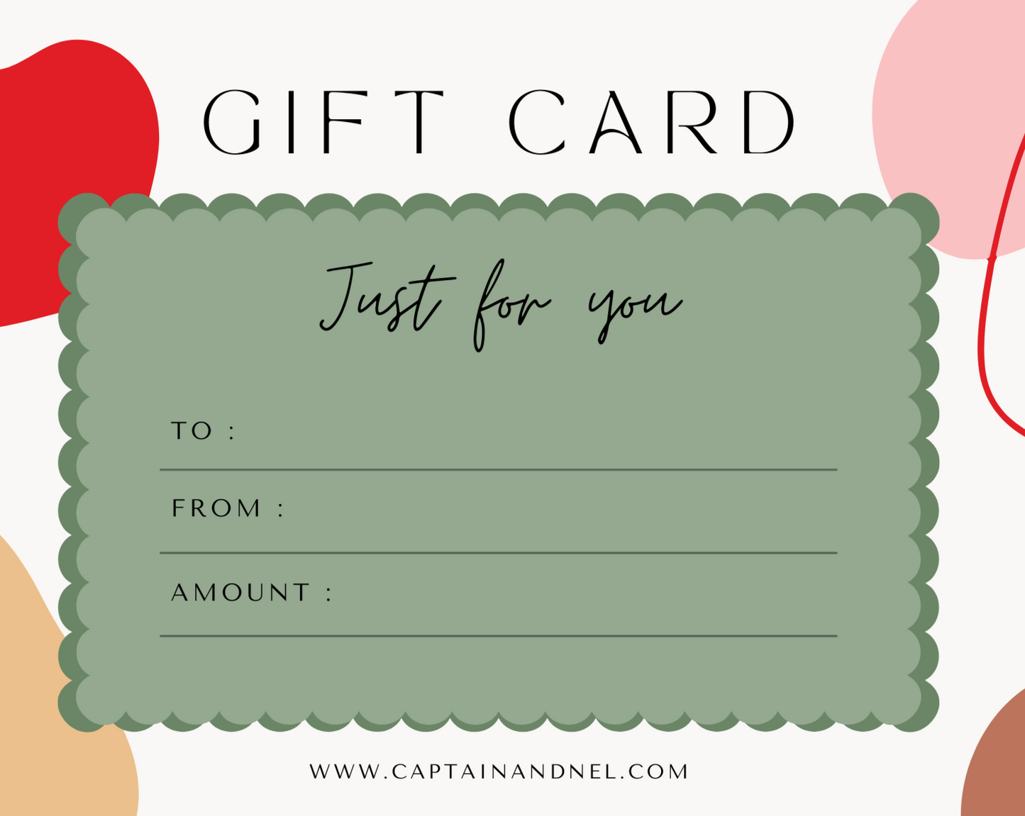 The Craftsmen Collection Gift Card
