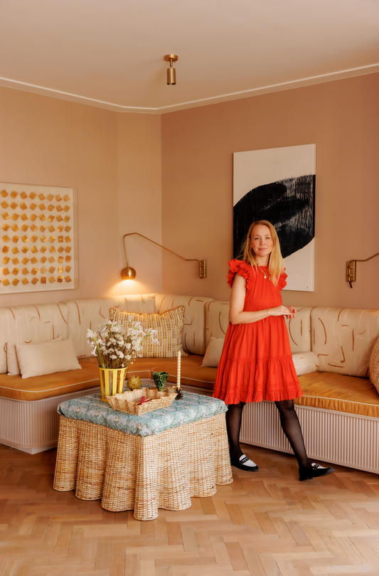 Grande rattan coffee table