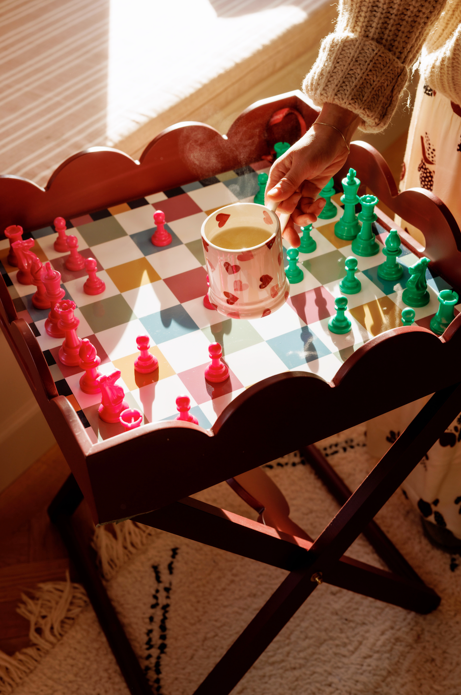 Chessboard Inlay + Chess Pieces