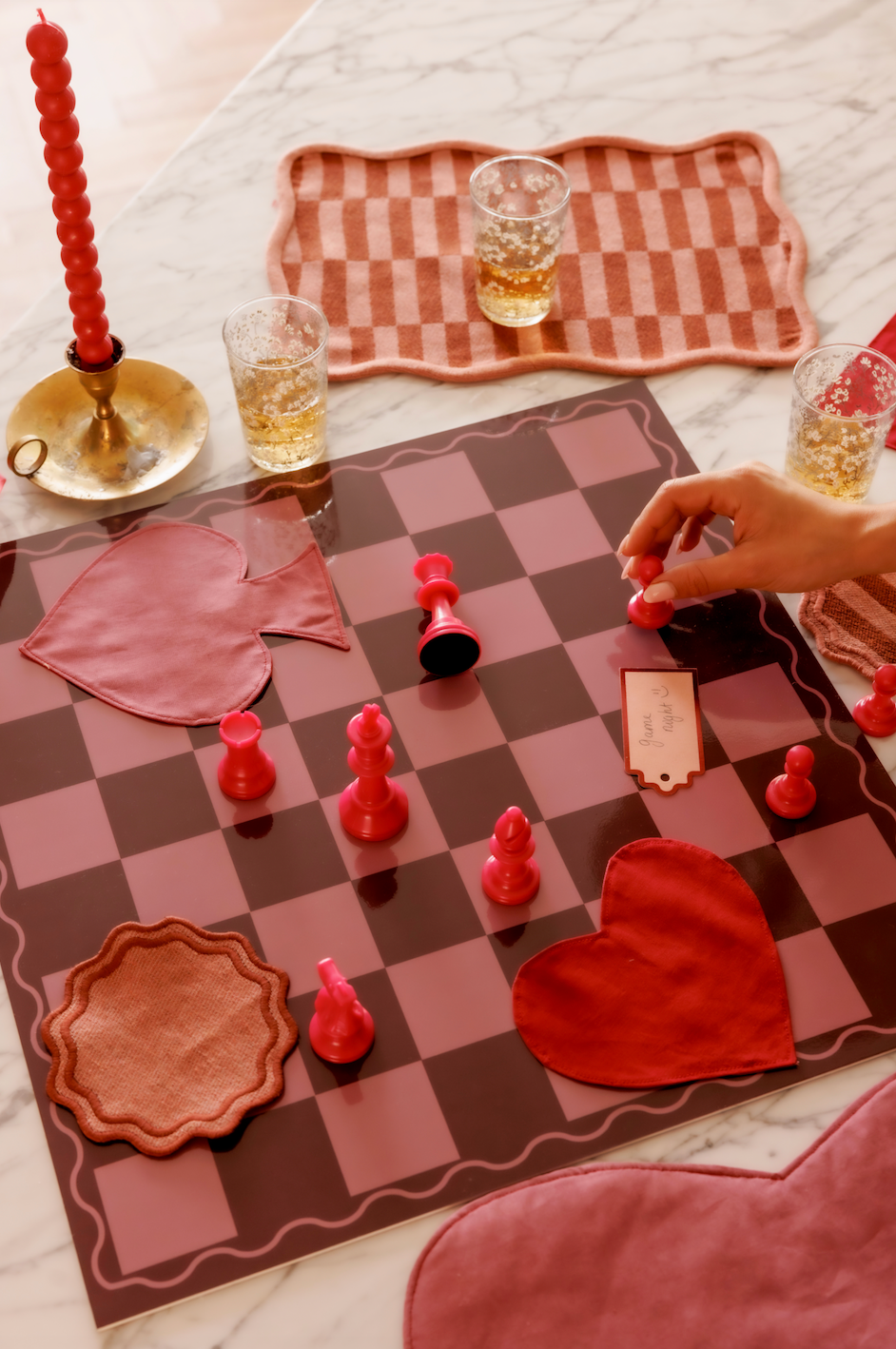 Chessboard Inlay + Chess Pieces