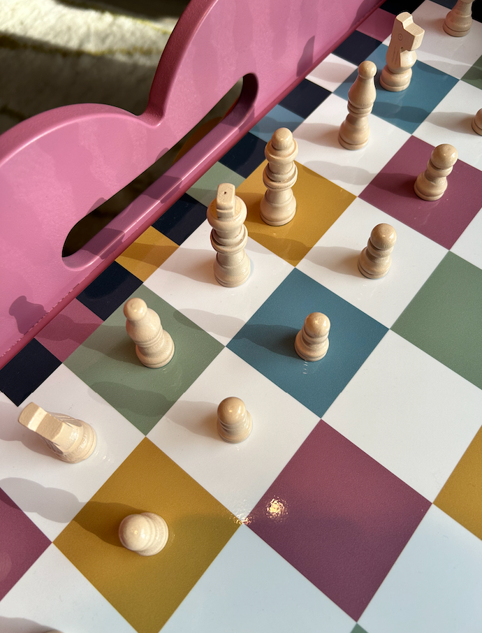 Chessboard Inlay + Chess Pieces