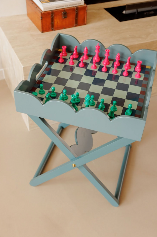 Chessboard Inlay + Chess Pieces